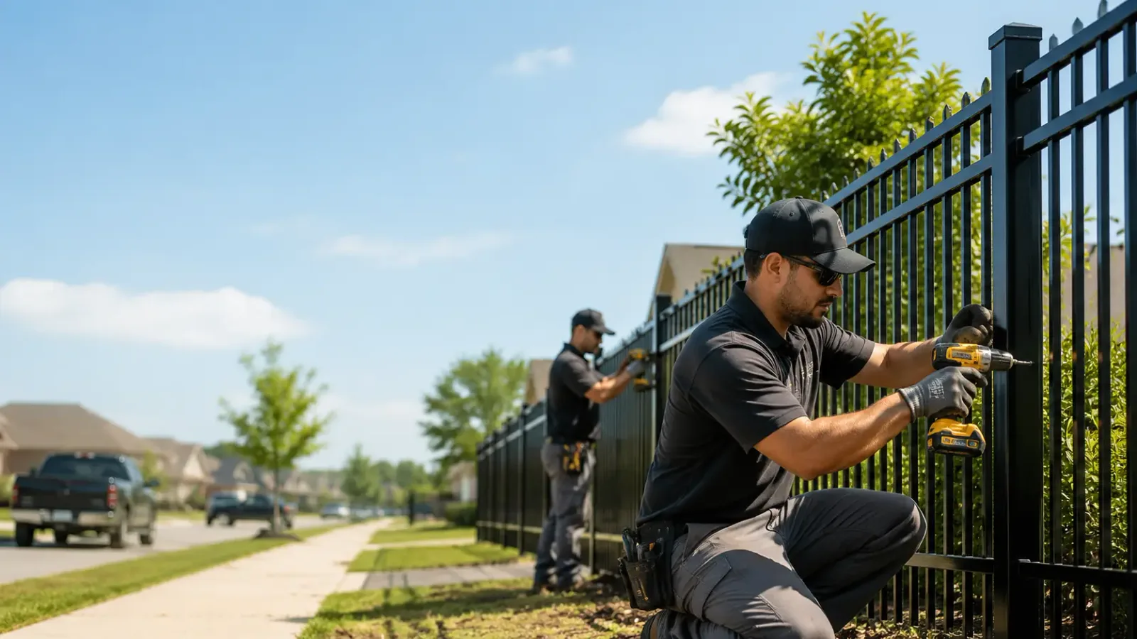 Metal Fence Installation in Almo, KY